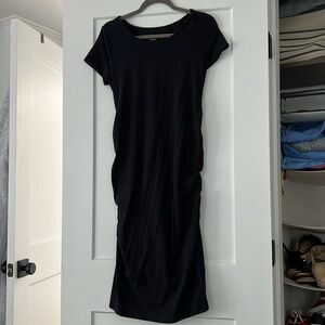 Black maternity dress